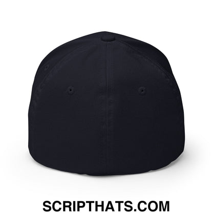 Upside Down Augusta Embroidered Stretch Fit Golf Hat