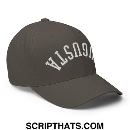 Upside Down Augusta Embroidered Stretch Fit Golf Hat