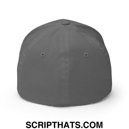 Upside Down Augusta Embroidered Stretch Fit Golf Hat