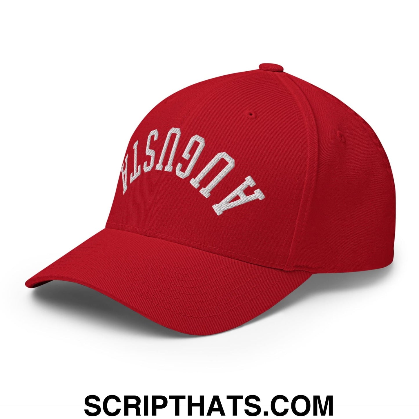 Upside Down Augusta Embroidered Stretch Fit Golf Hat
