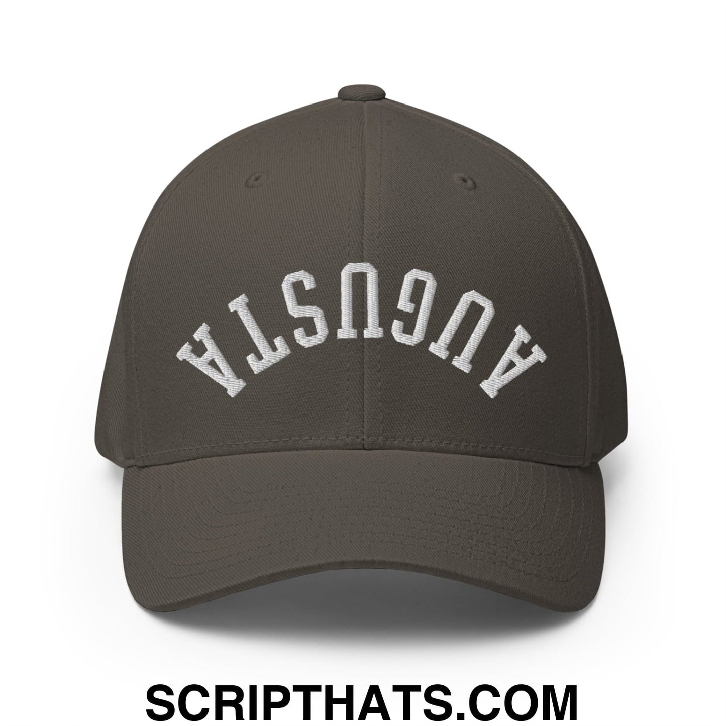 Upside Down Augusta Embroidered Stretch Fit Golf Hat
