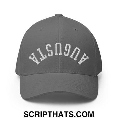 Upside Down Augusta Embroidered Stretch Fit Golf Hat