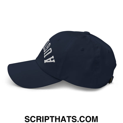 Upside Down Augusta Embroidered Unstructured Golf Dad Hat
