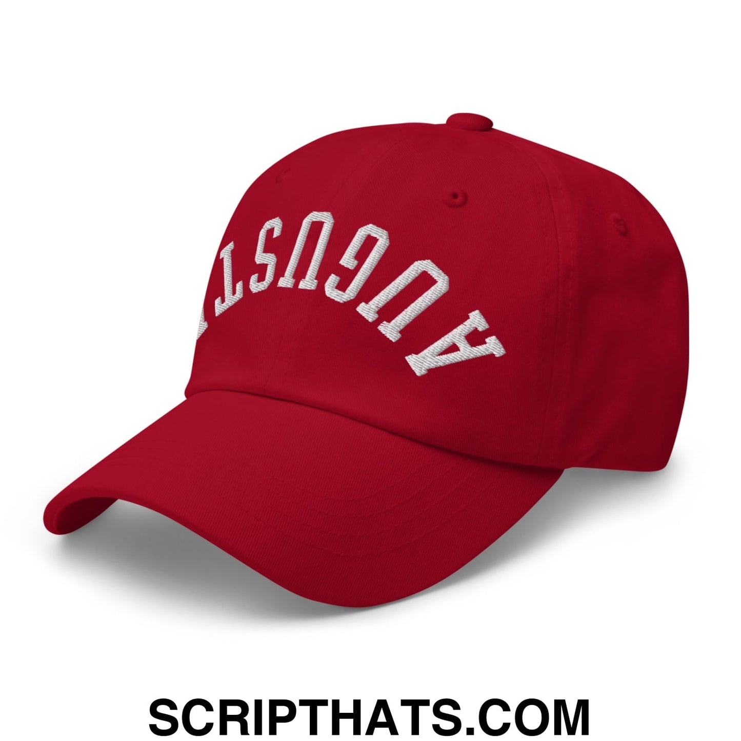 Upside Down Augusta Embroidered Unstructured Golf Dad Hat