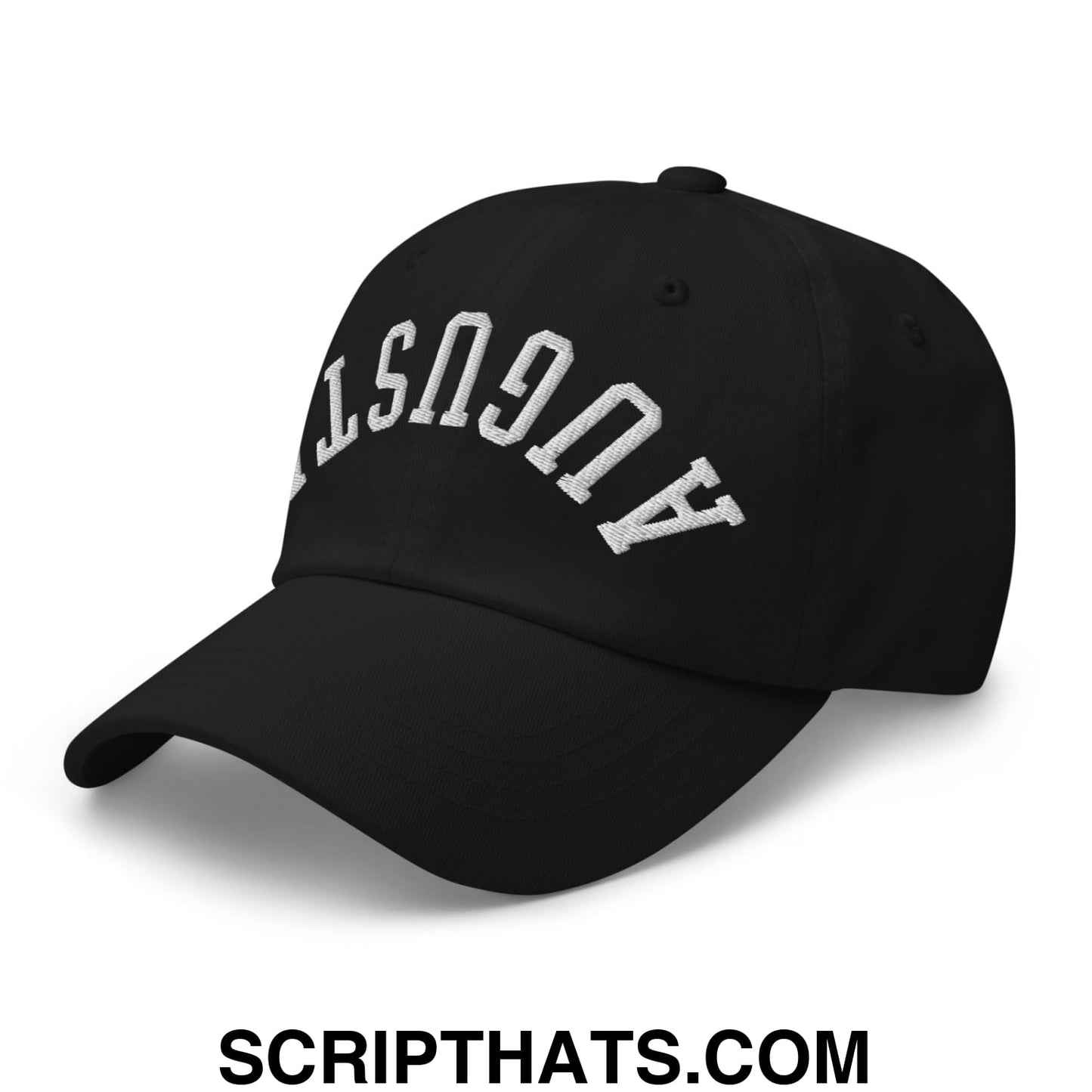 Upside Down Augusta Embroidered Unstructured Golf Dad Hat