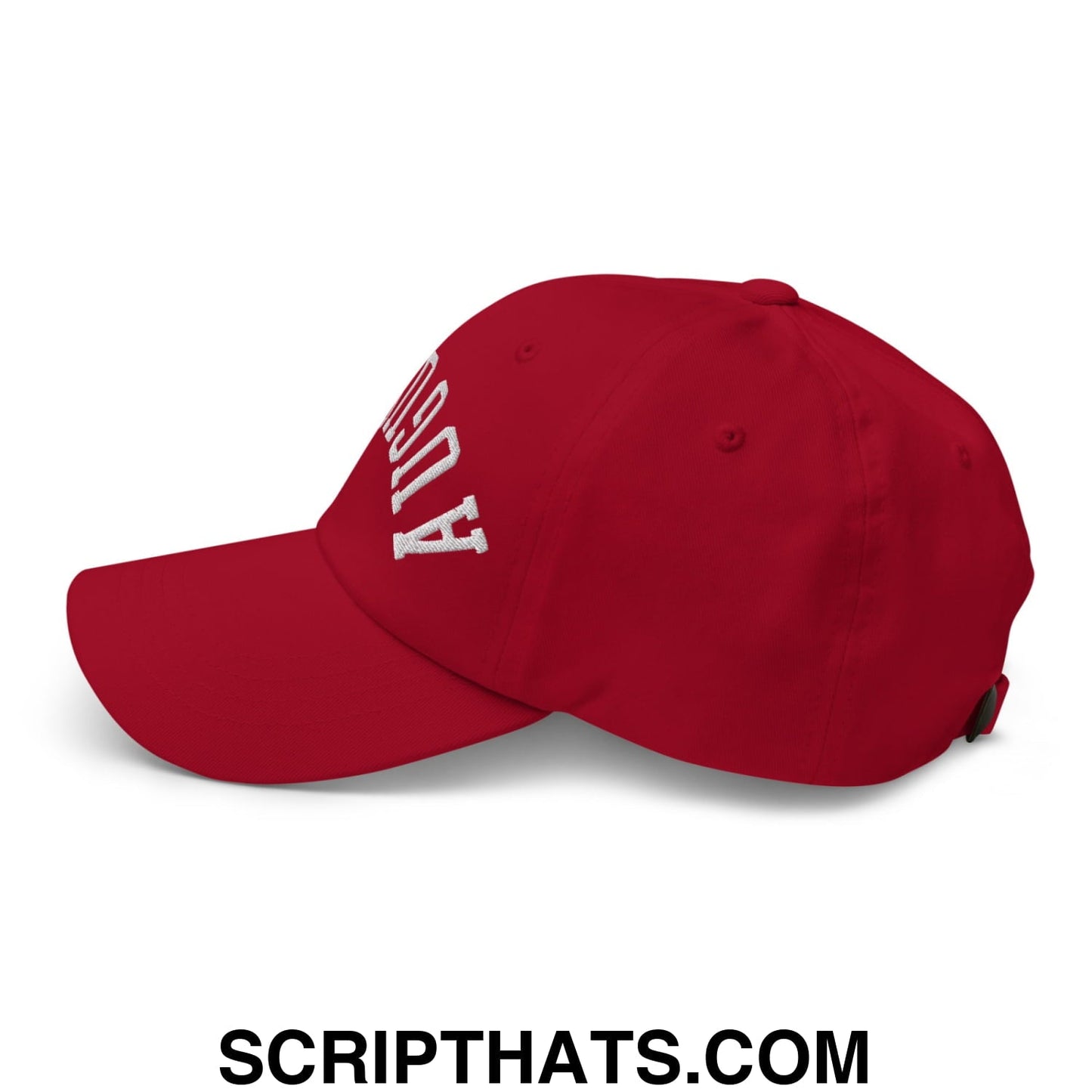 Upside Down Augusta Embroidered Unstructured Golf Dad Hat