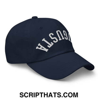 Upside Down Augusta Embroidered Unstructured Golf Dad Hat