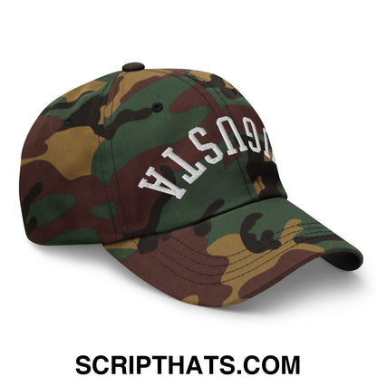 Upside Down Augusta Embroidered Unstructured Golf Dad Hat