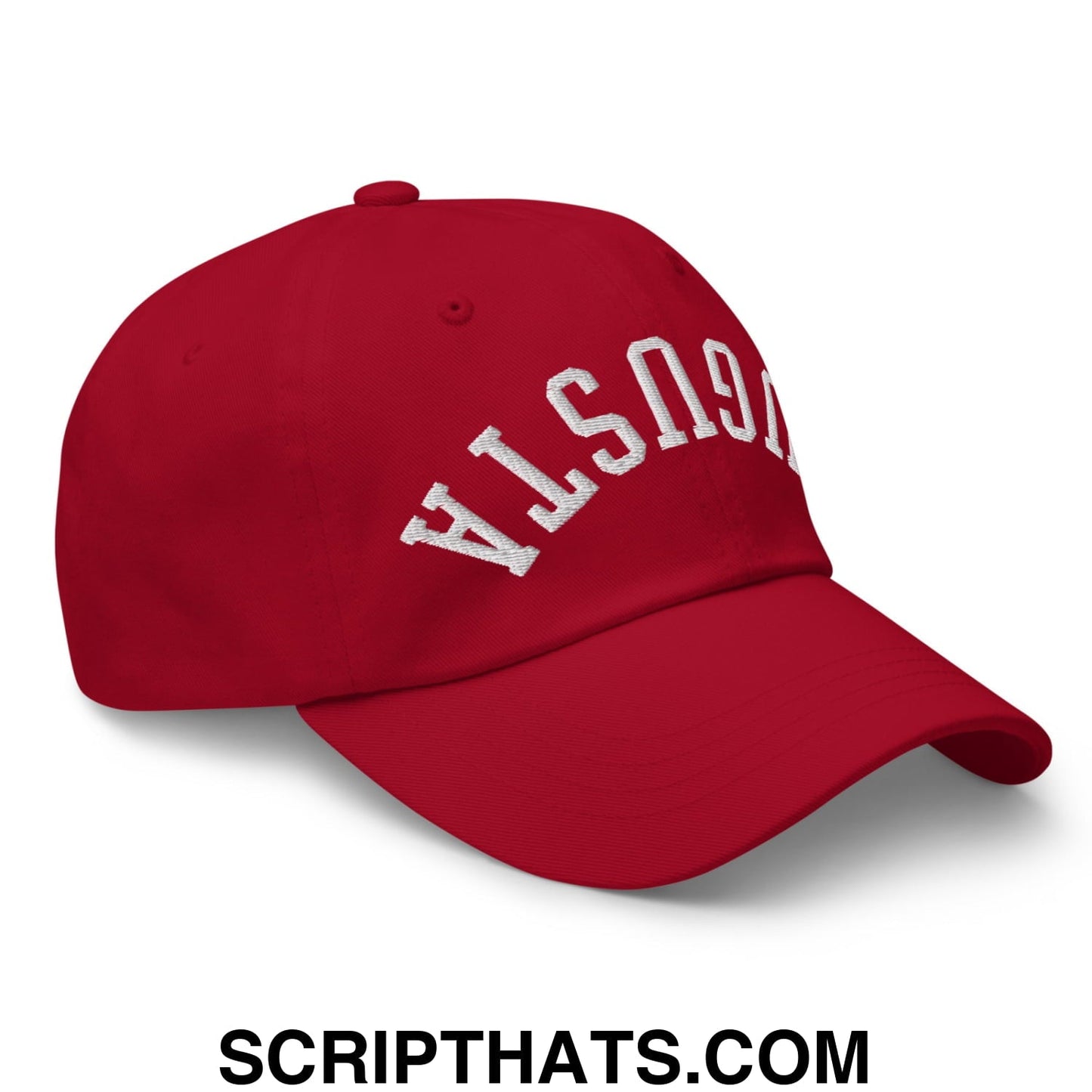 Upside Down Augusta Embroidered Unstructured Golf Dad Hat