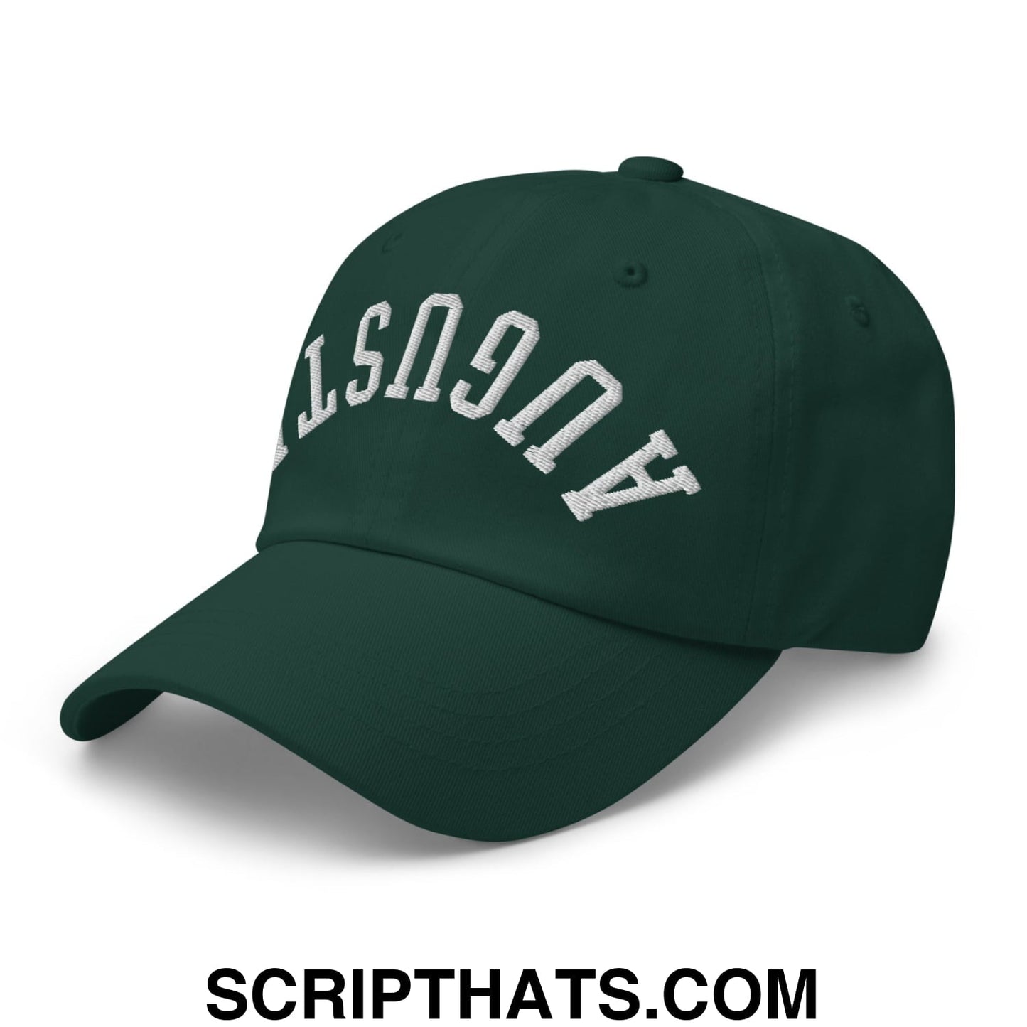 Upside Down Augusta Embroidered Unstructured Golf Dad Hat