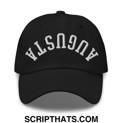 Upside Down Augusta Embroidered Unstructured Golf Dad Hat