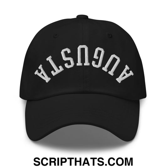 Upside Down Augusta Embroidered Unstructured Golf Dad Hat
