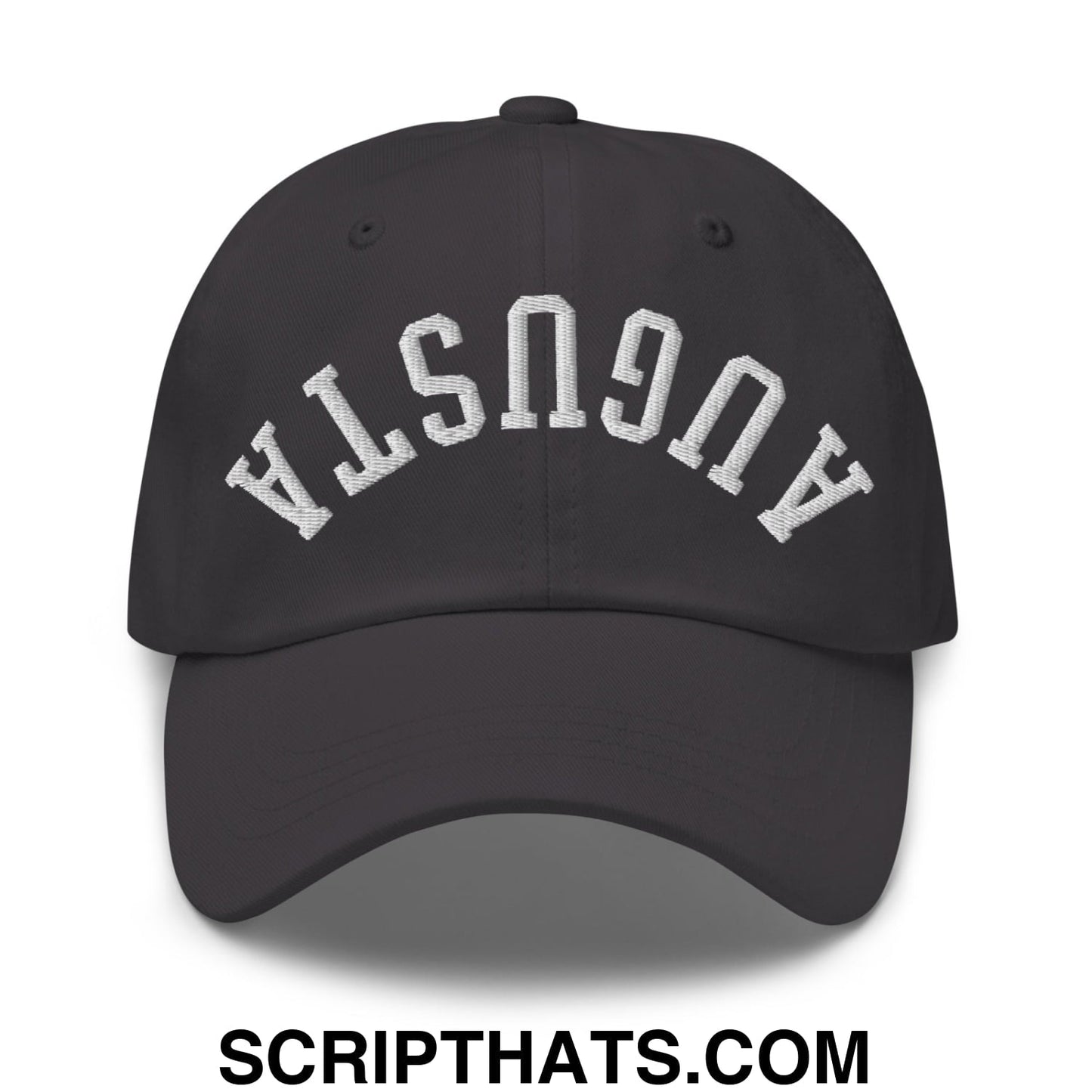 Upside Down Augusta Embroidered Unstructured Golf Dad Hat