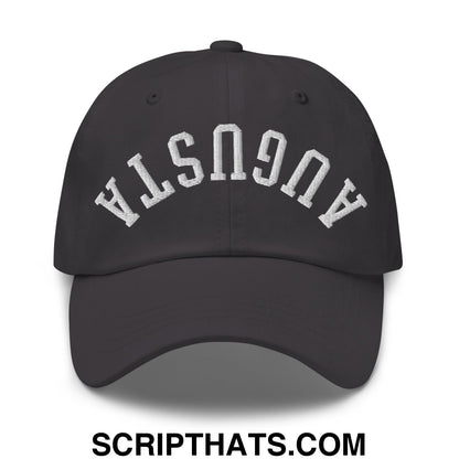 Upside Down Augusta Embroidered Unstructured Golf Dad Hat