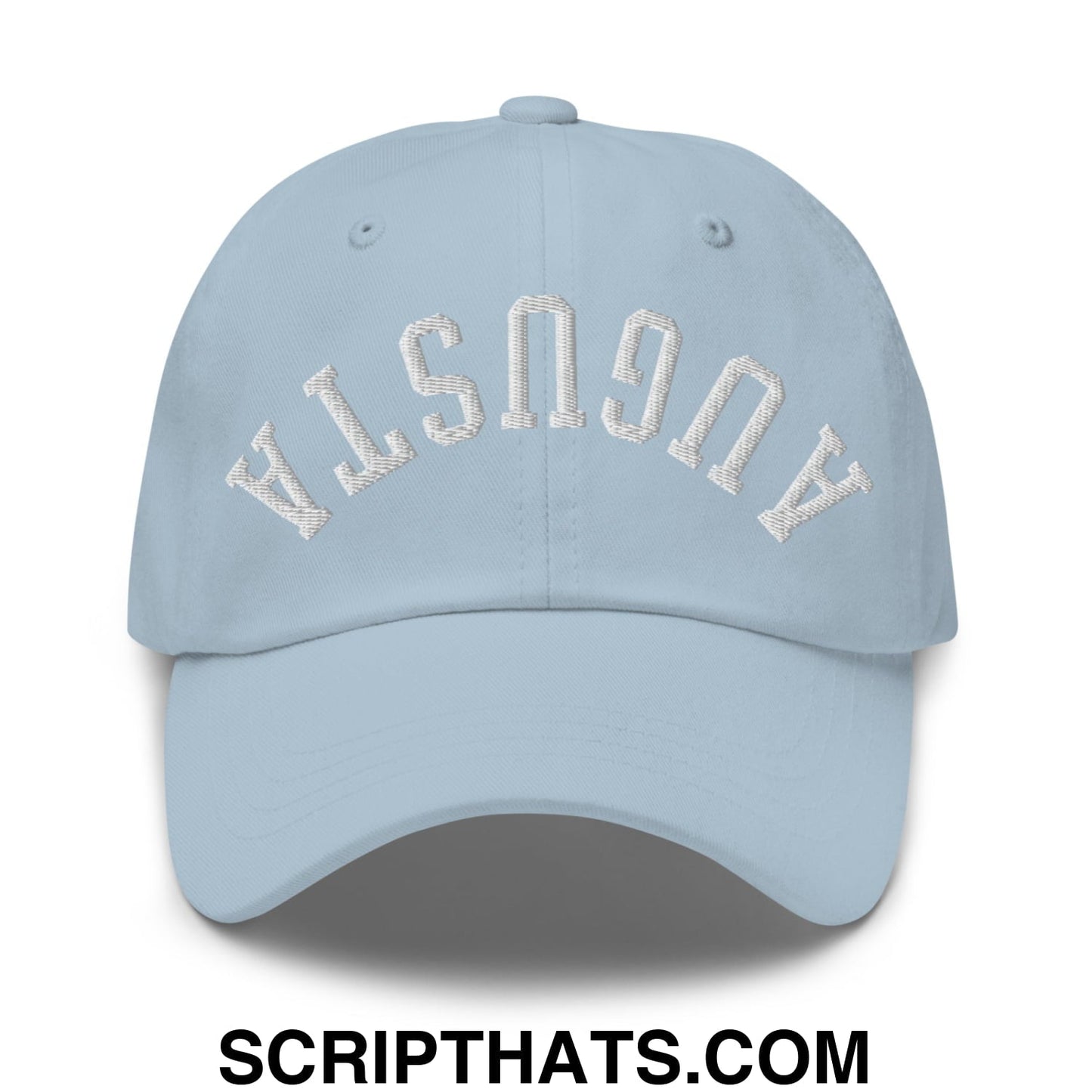 Upside Down Augusta Embroidered Unstructured Golf Dad Hat
