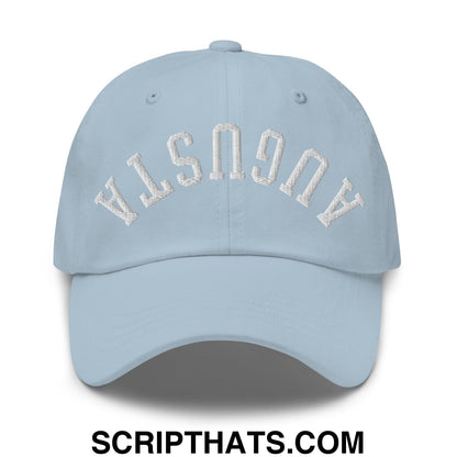 Upside Down Augusta Embroidered Unstructured Golf Dad Hat
