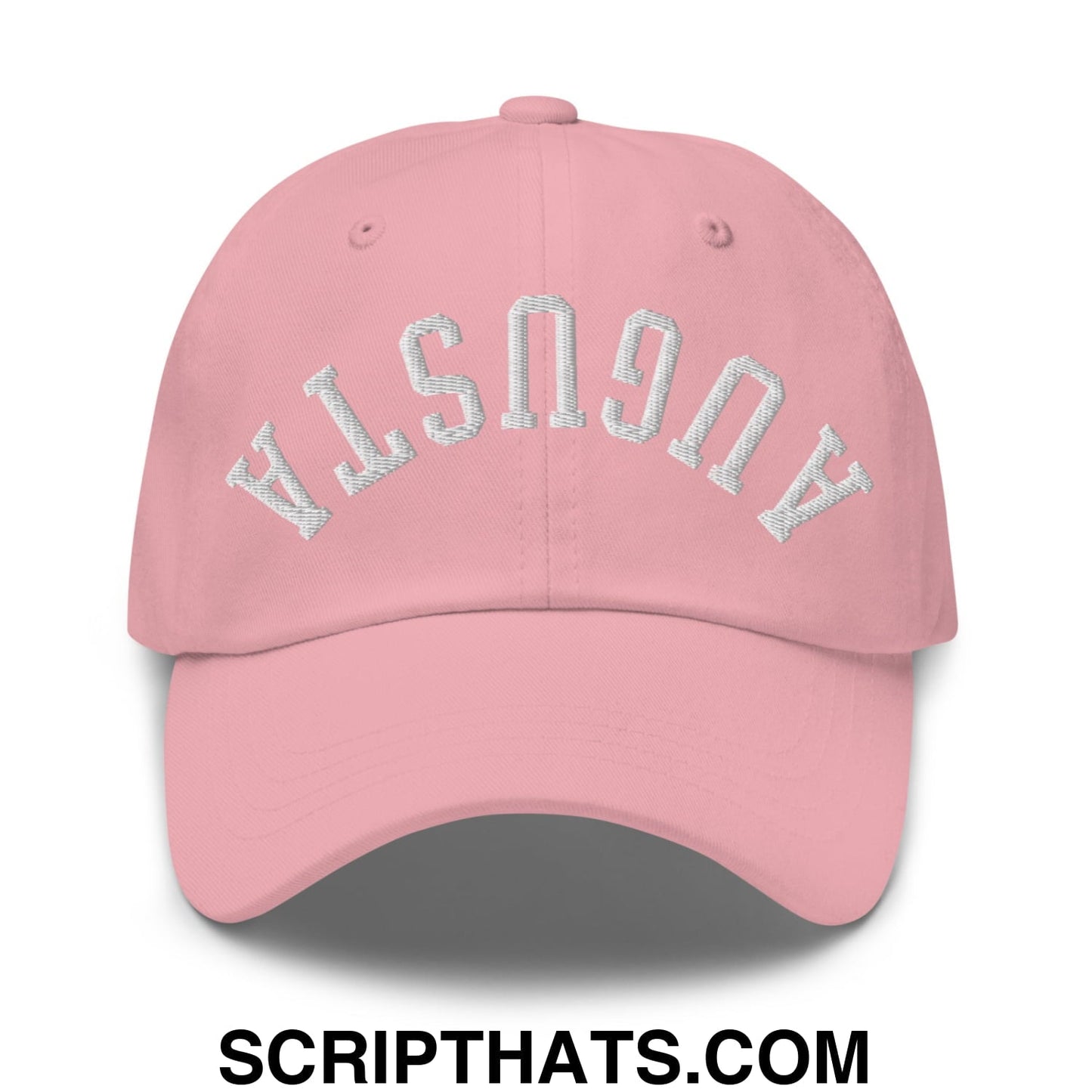 Upside Down Augusta Embroidered Unstructured Golf Dad Hat