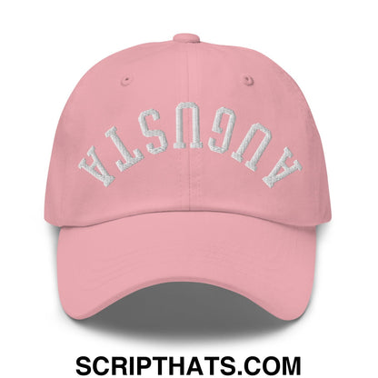 Upside Down Augusta Embroidered Unstructured Golf Dad Hat