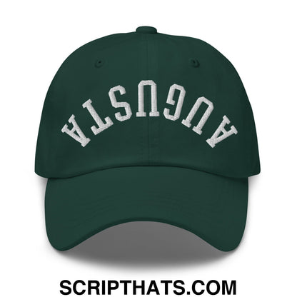 Upside Down Augusta Embroidered Unstructured Golf Dad Hat