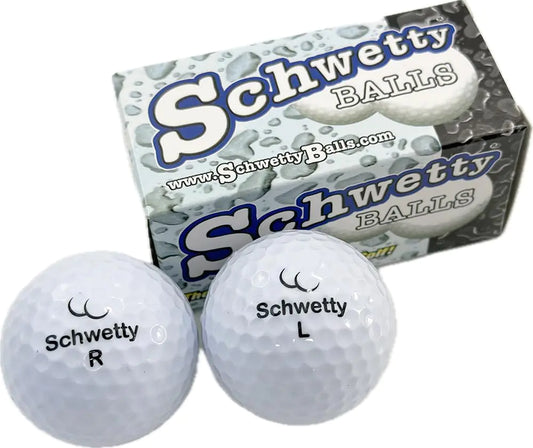 VIP Home Essentials Schwetty Balls Novelty Golf Ball Pair (White)